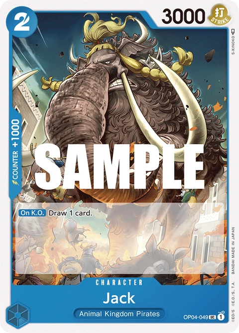 Jack - One Piece Card Game card