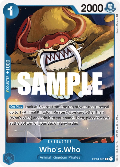 Who's.Who - One Piece Card Game card