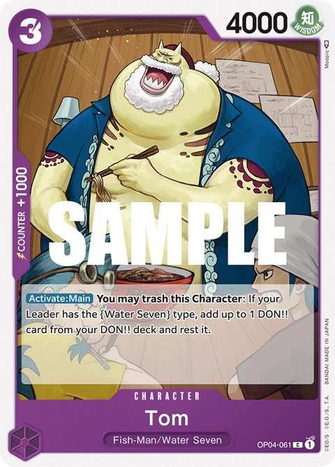 Tom - One Piece Card Game card
