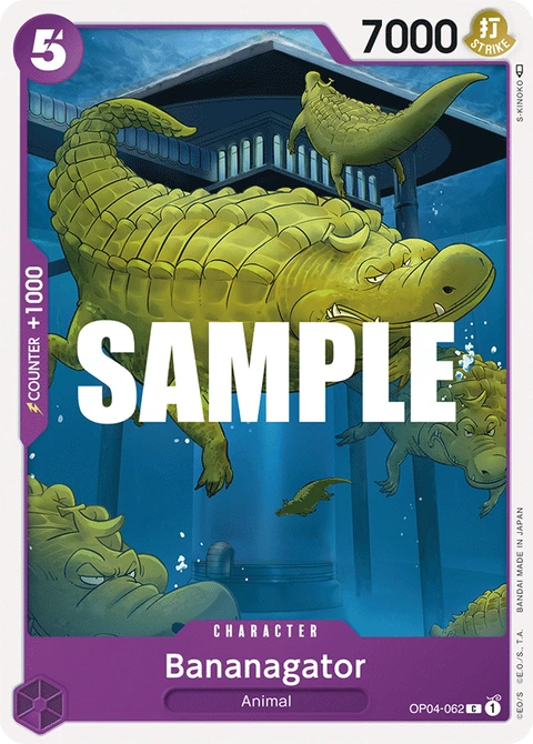 Bananagator - One Piece Card Game card