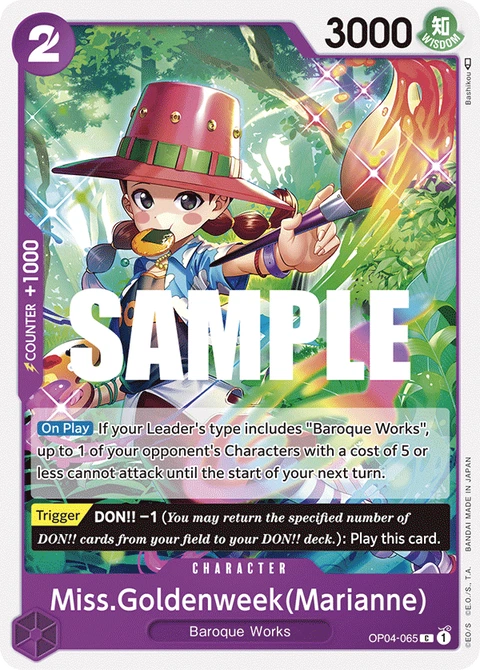 Miss.Goldenweek(Marianne) - One Piece Card Game card