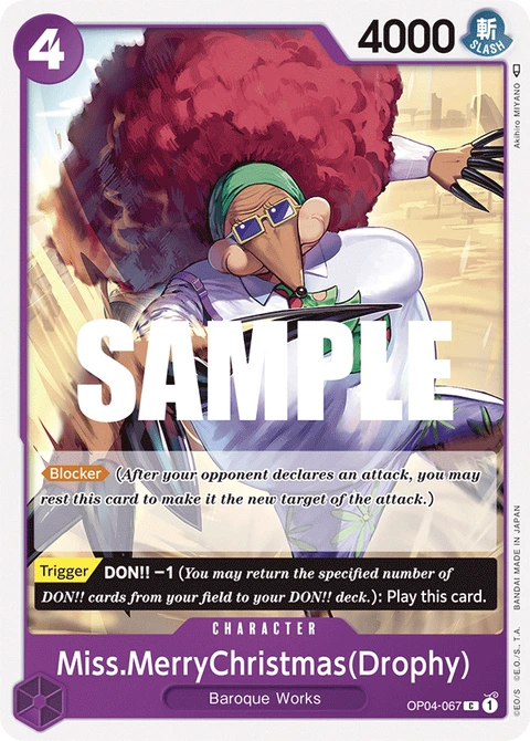 Miss.MerryChristmas(Drophy) - One Piece Card Game card