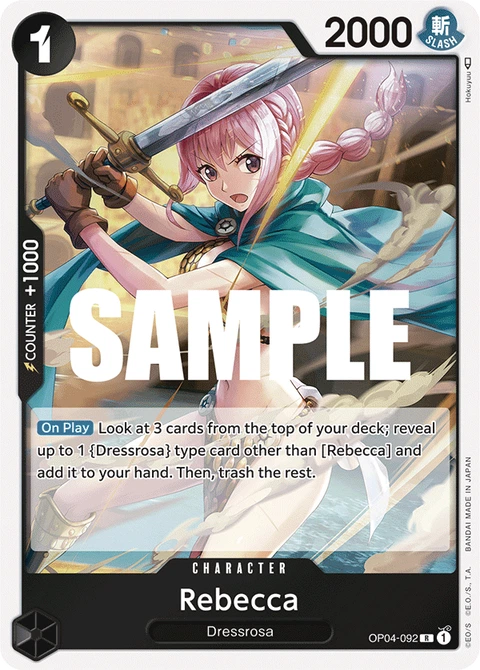 Rebecca - One Piece Card Game card