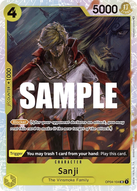 Sanji - One Piece Card Game card