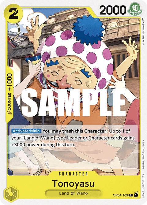 Tonoyasu - One Piece Card Game card