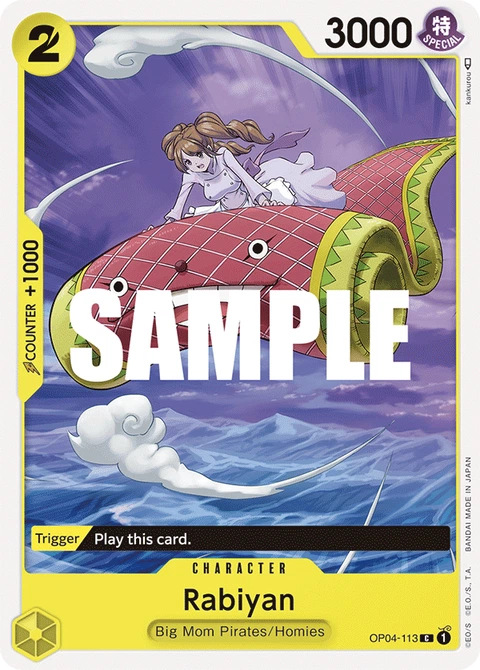 Rabiyan - One Piece Card Game card