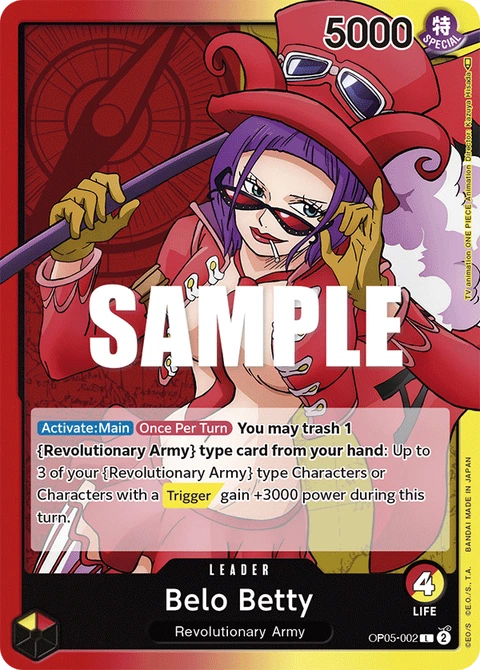 Belo Betty, One Piece Card Game Leader