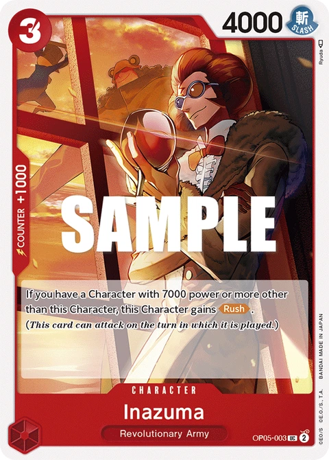 Inazuma - One Piece Card Game card