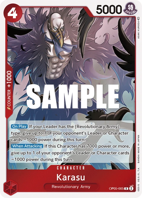 Karasu - One Piece Card Game card