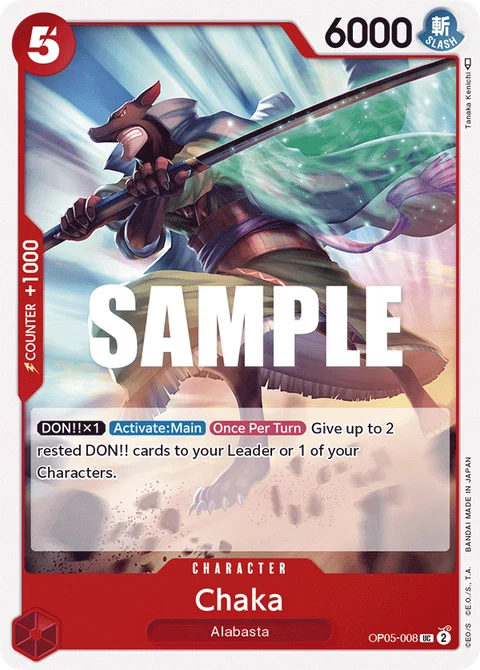 Chaka - One Piece Card Game card