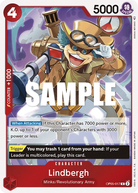 Lindbergh - One Piece Card Game card