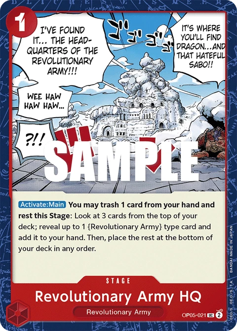 Revolutionary Army HQ - One Piece Card Game card
