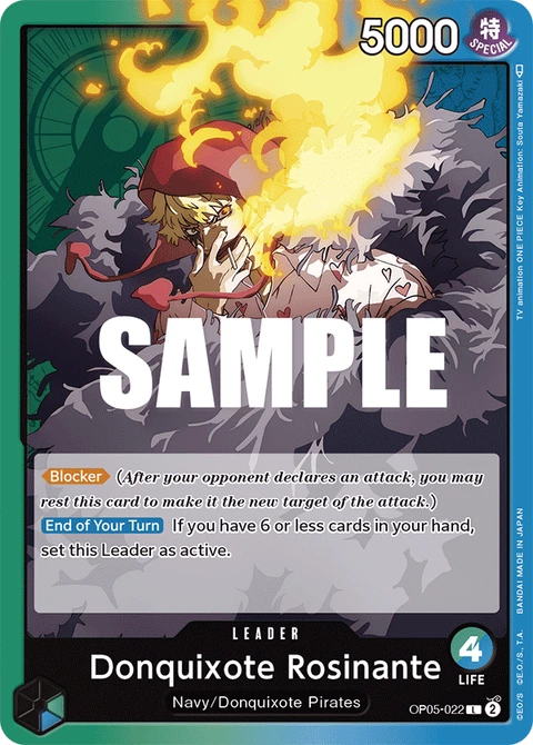 Donquixote Rosinante, One Piece Card Game Leader