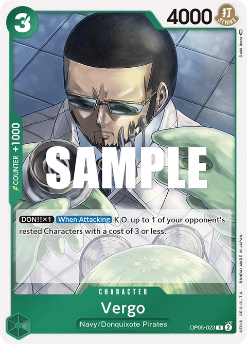 Vergo - One Piece Card Game card