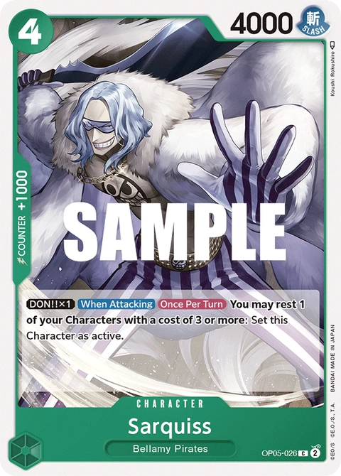 Sarquiss - One Piece Card Game card