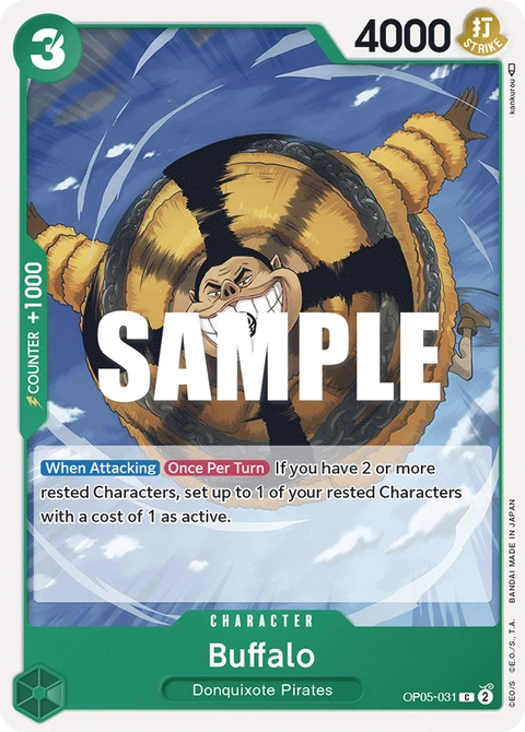 Buffalo - One Piece Card Game card