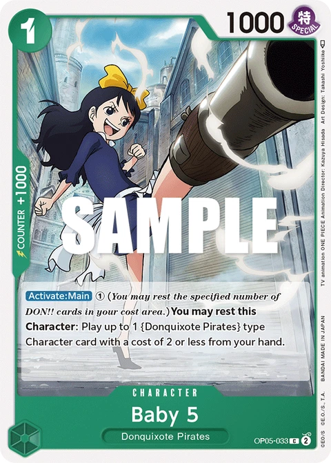 Baby 5 - One Piece Card Game card