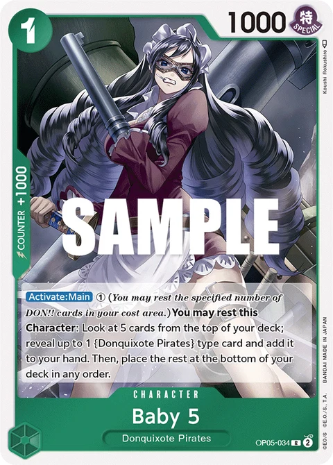 Baby 5 - One Piece Card Game card