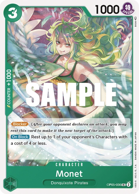 Monet - One Piece Card Game card