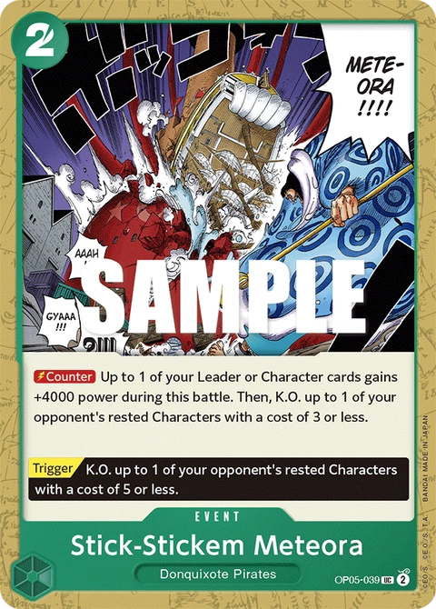 Stick-Stickem Meteora - One Piece Card Game card