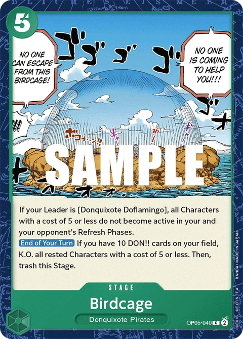 Birdcage - One Piece Card Game card