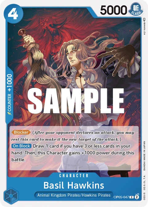 Basil Hawkins - One Piece Card Game card