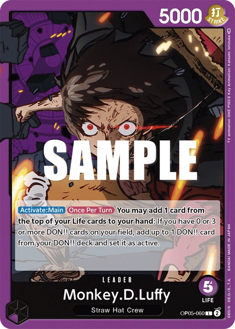 Monkey.D.Luffy, One Piece Card Game Leader