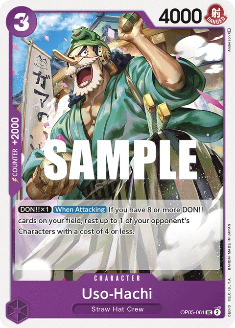 Uso-Hachi - One Piece Card Game card