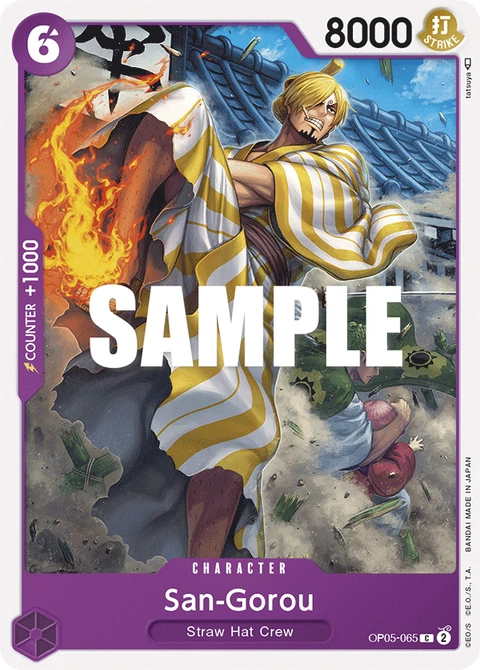 San-Gorou - One Piece Card Game card