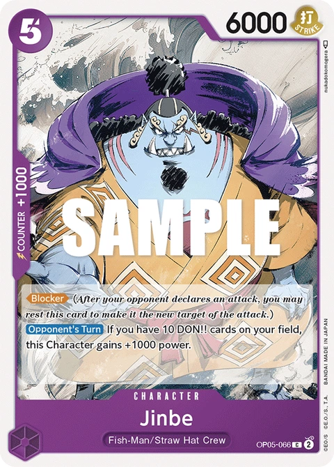 Jinbe - One Piece Card Game card