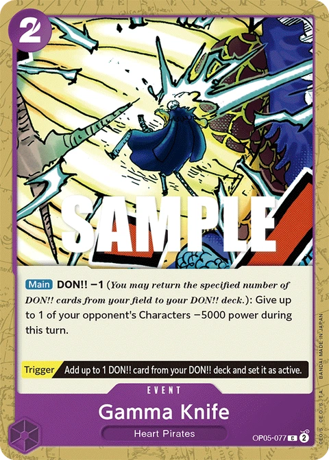 Gamma Knife - One Piece Card Game card