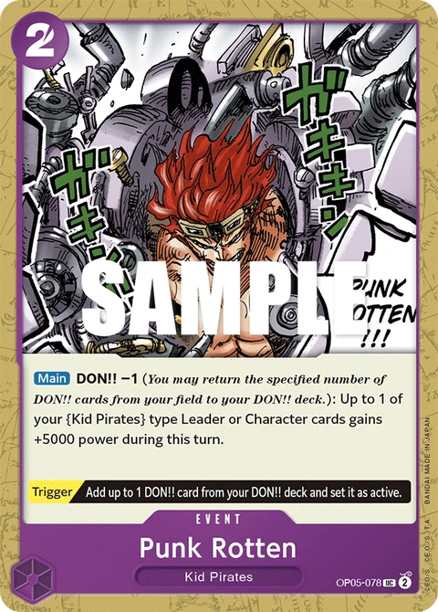 Punk Rotten - One Piece Card Game card