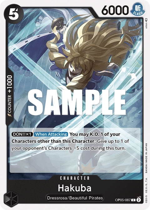 Hakuba - One Piece Card Game card