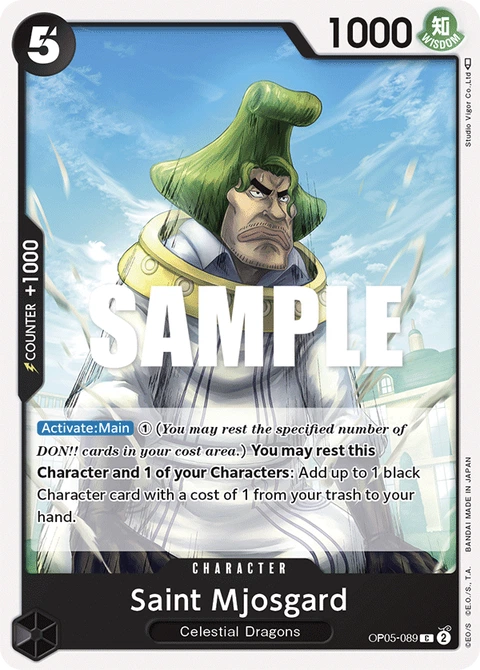 Saint Mjosgard - One Piece Card Game card