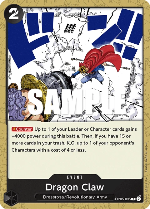 Dragon Claw - One Piece Card Game card