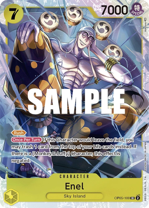 Enel - One Piece Card Game card
