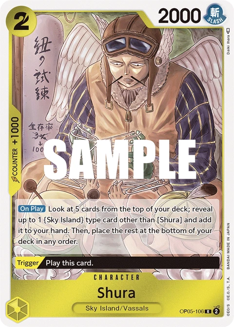 Shura - One Piece Card Game card