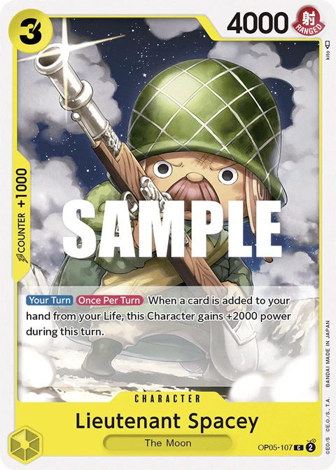 Lieutenant Spacey - One Piece Card Game card