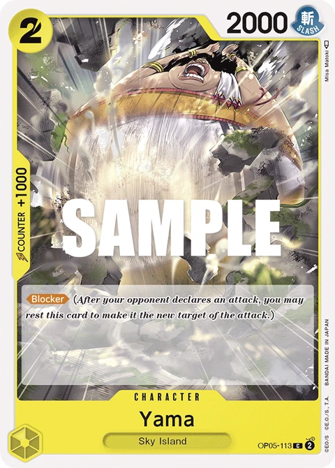 Yama - One Piece Card Game card