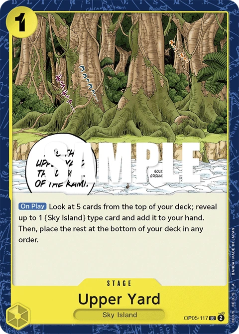 Upper Yard - One Piece Card Game card