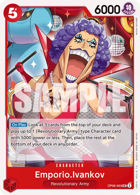 Emporio.Ivankov - One Piece Card Game card