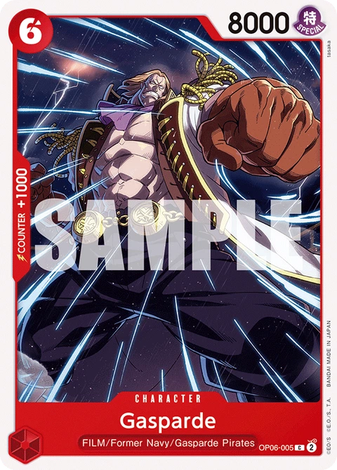 Gasparde - One Piece Card Game card