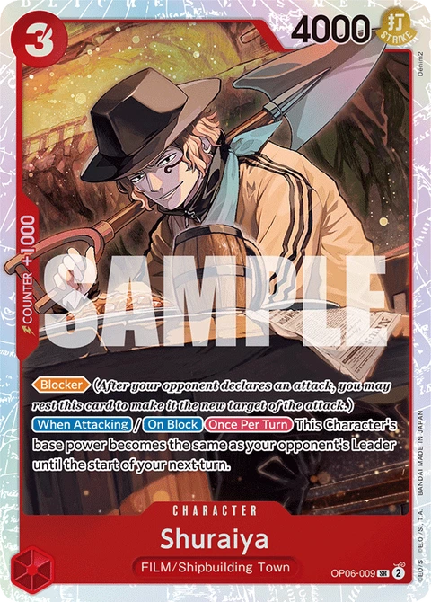 Shuraiya - One Piece Card Game card