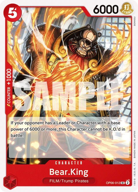 Bear.King - One Piece Card Game card