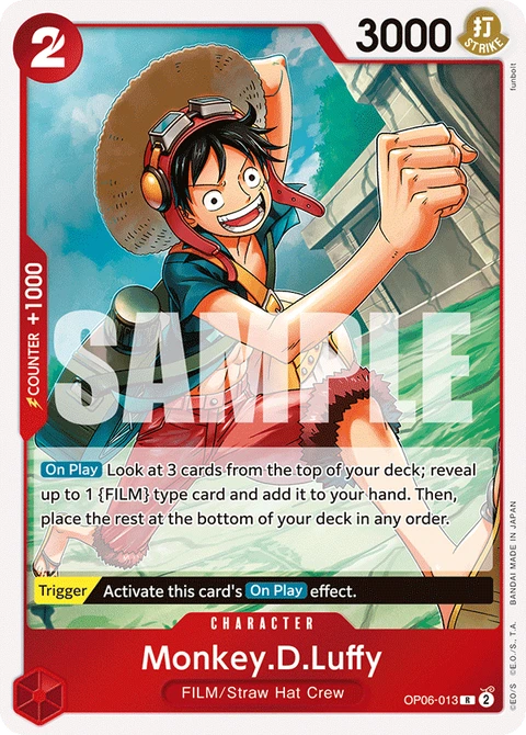 Monkey.D.Luffy - One Piece Card Game card