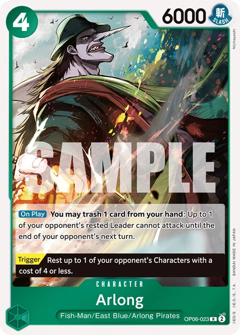 Arlong - One Piece Card Game card