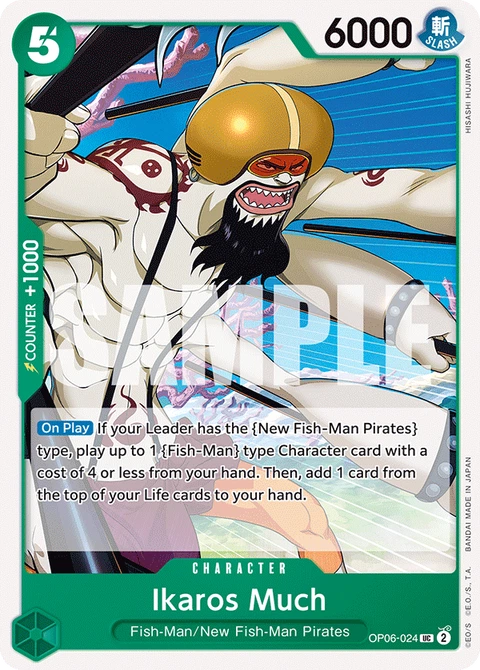 Ikaros Much - One Piece Card Game card