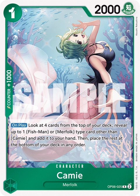 Camie - One Piece Card Game card