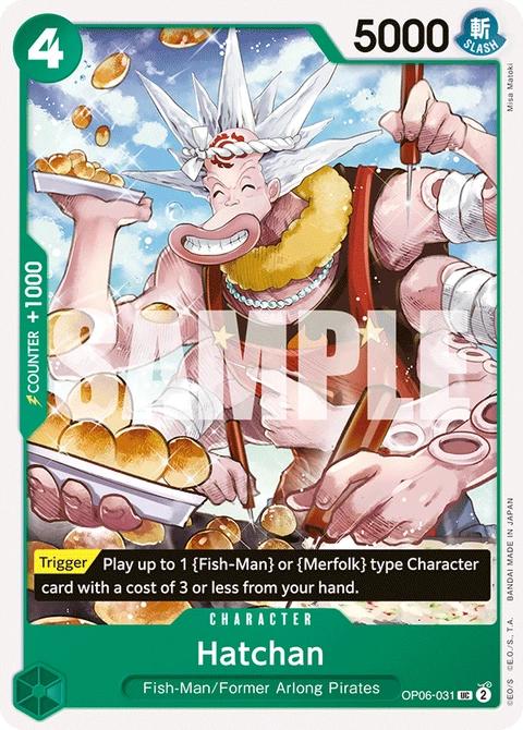 Hatchan - One Piece Card Game card