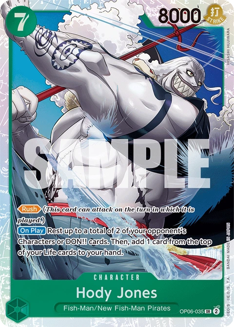 Hody Jones - One Piece Card Game card